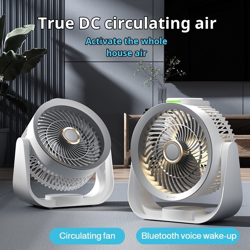 Usb Desk Fan - Akıllı Masa Fanı Sesle Aktifleştirilen Gece