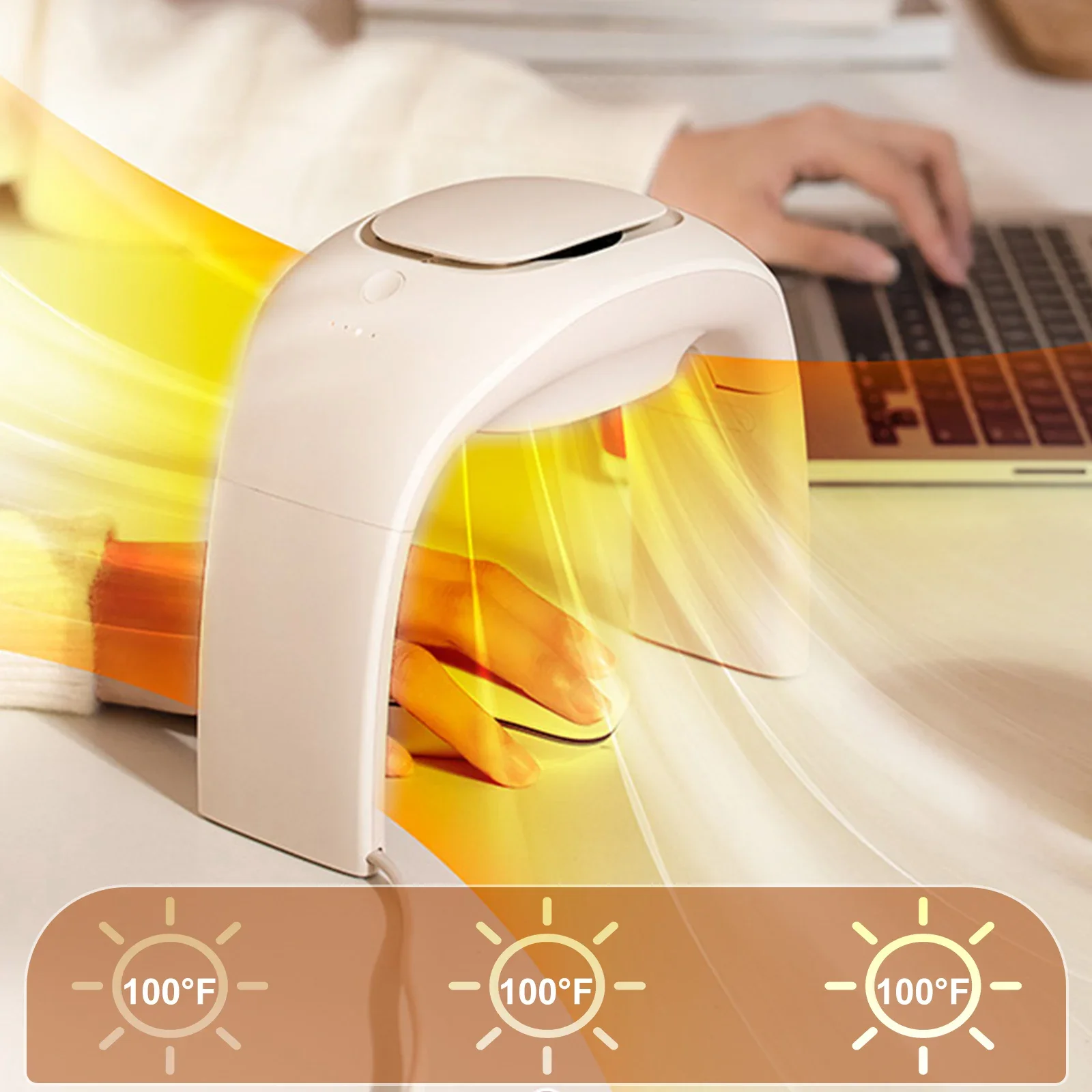 Home Office Gear - Eary Taşınabilir Kışlık Fare Şeklinde El