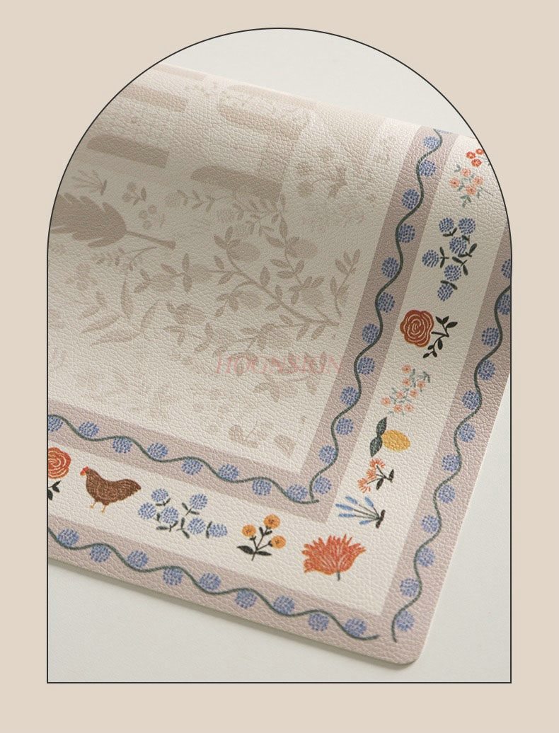 Desk Mat Leather - 1 adet orta yaşlı pastoral deri