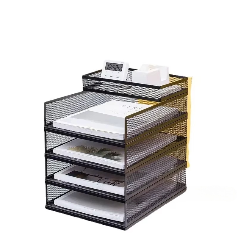 Letter Tray Desk - Metal Örgü masa düzenleyici Kutusu Ofis