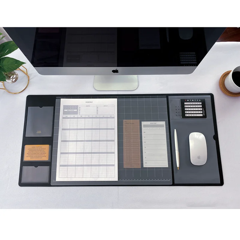 Desk Mat Leather - Taşınabilir Not Defteri Büyük Mouse Pad
