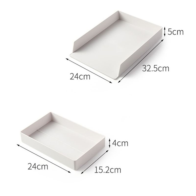 Letter Tray Desk - ABUN İstiflenebilir Masaüstü Düzenleyici Tepsisi, Masa
