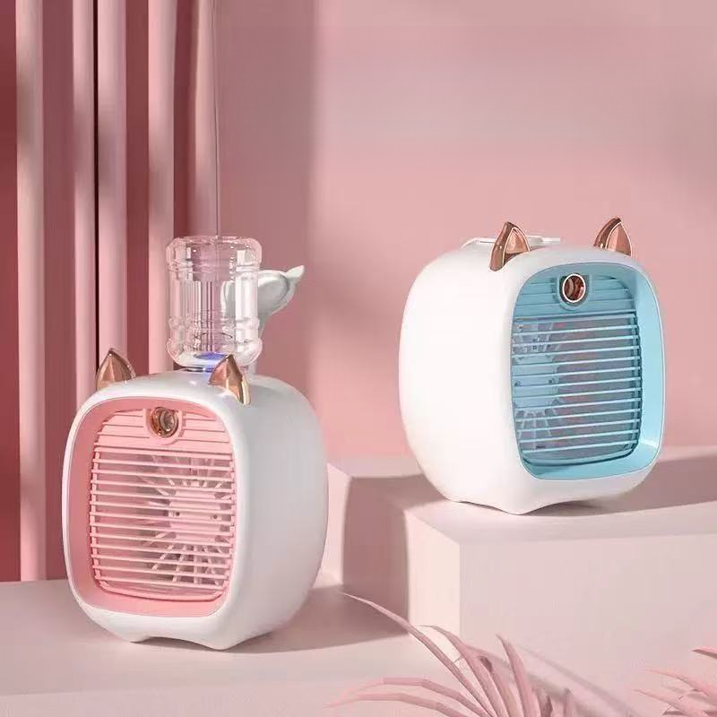Usb Desk Fan - Taşınabilir mini klima fanı, elektrikli vantilatör,
