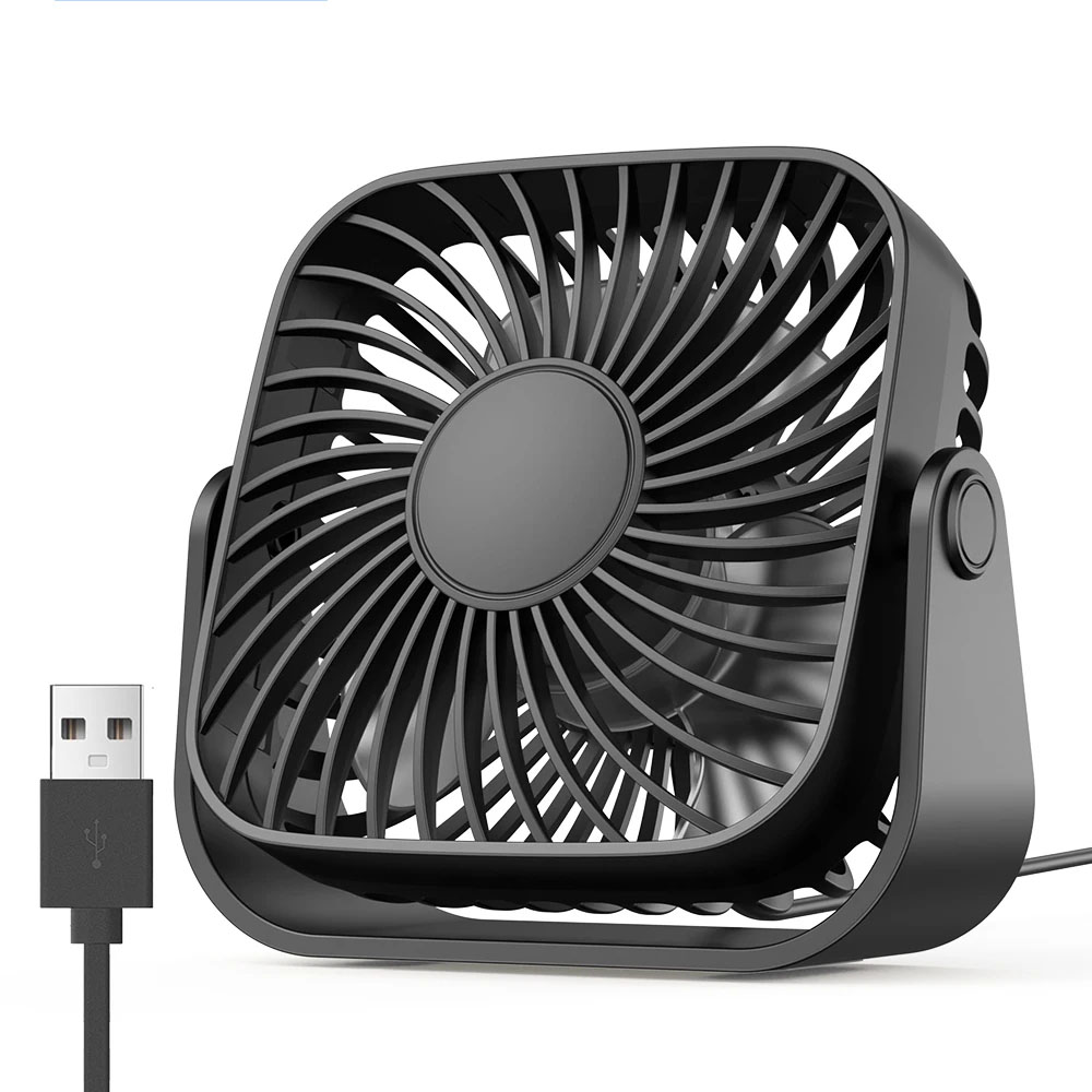 Usb Desk Fan - Kamp için 4 inç USB Mini