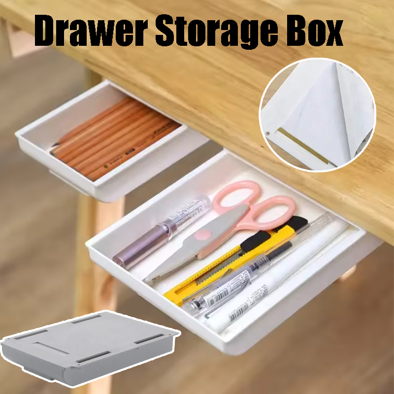 Desk Drawer Small - Masaüstü Gizli Çekmece Düzenleyici, Makyaj, Ofis