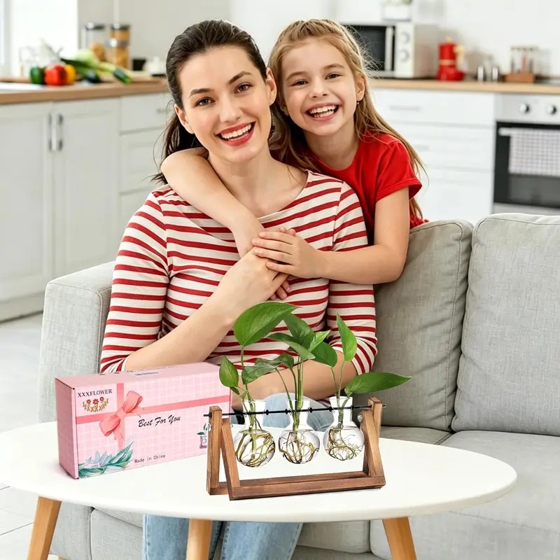 Ahşap Standlı Hidroponik Bitki - Home Office With Plants incelemesi ve fiyatı