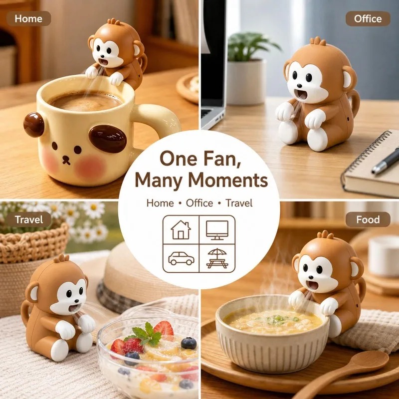 Taşınabilir Maymun Şekilli Yiy - Usb Desk Fan incelemesi ve fiyatı