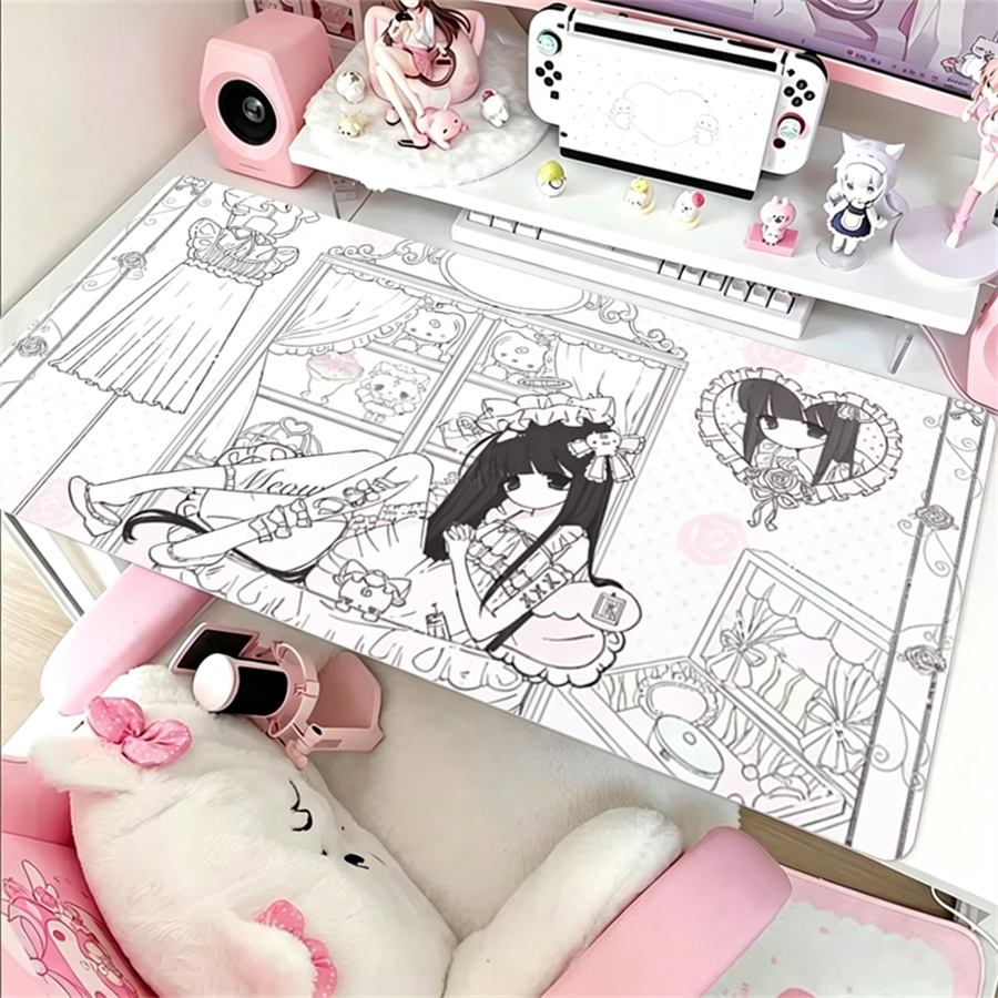Anime Estetiği Deri Mouse Pad  - Desk Mat Leather incelemesi ve fiyatı