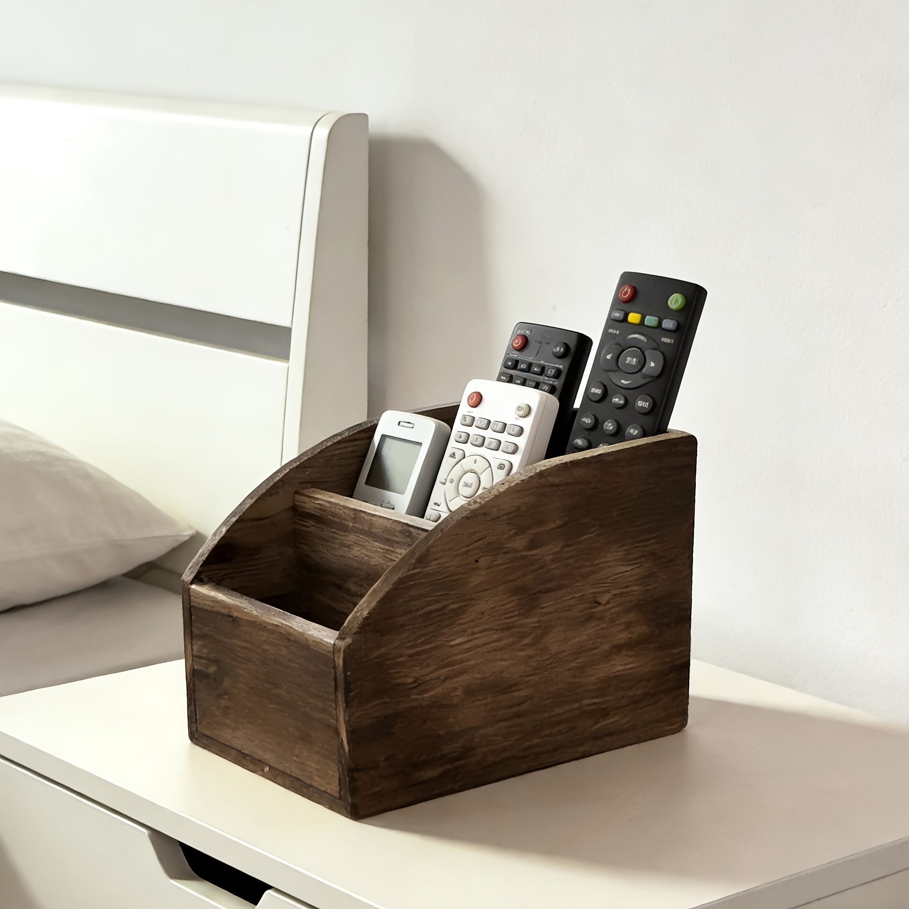 Vintage masif ahşap uzaktan ku - Desktop Organizer Bamboo incelemesi ve fiyatı