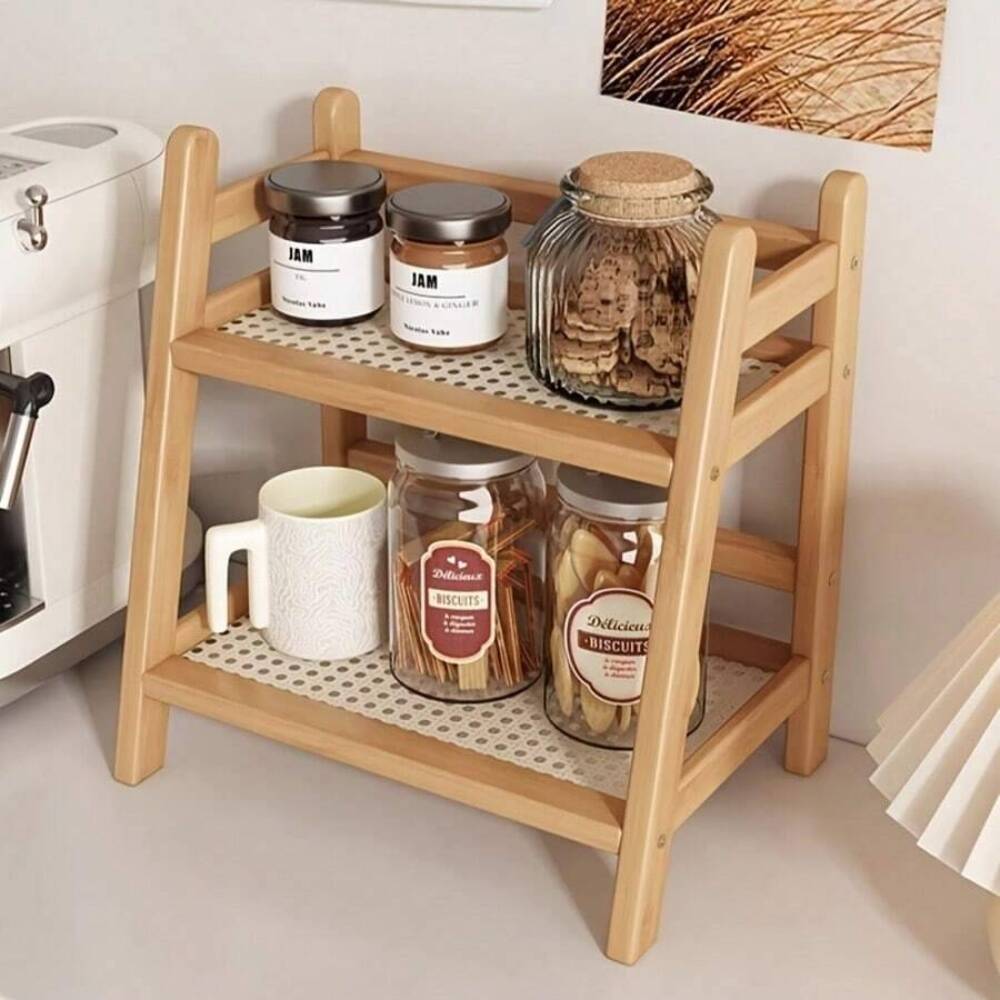 2 Katmanlı Bambu Tezgah Üstü D - Desktop Organizer Bamboo incelemesi ve fiyatı