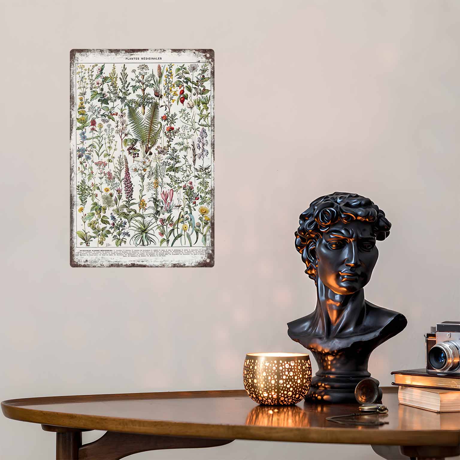 2D DÜZ 1 adet Vintage Tıbbi Bi - Home Office With Plants incelemesi ve fiyatı