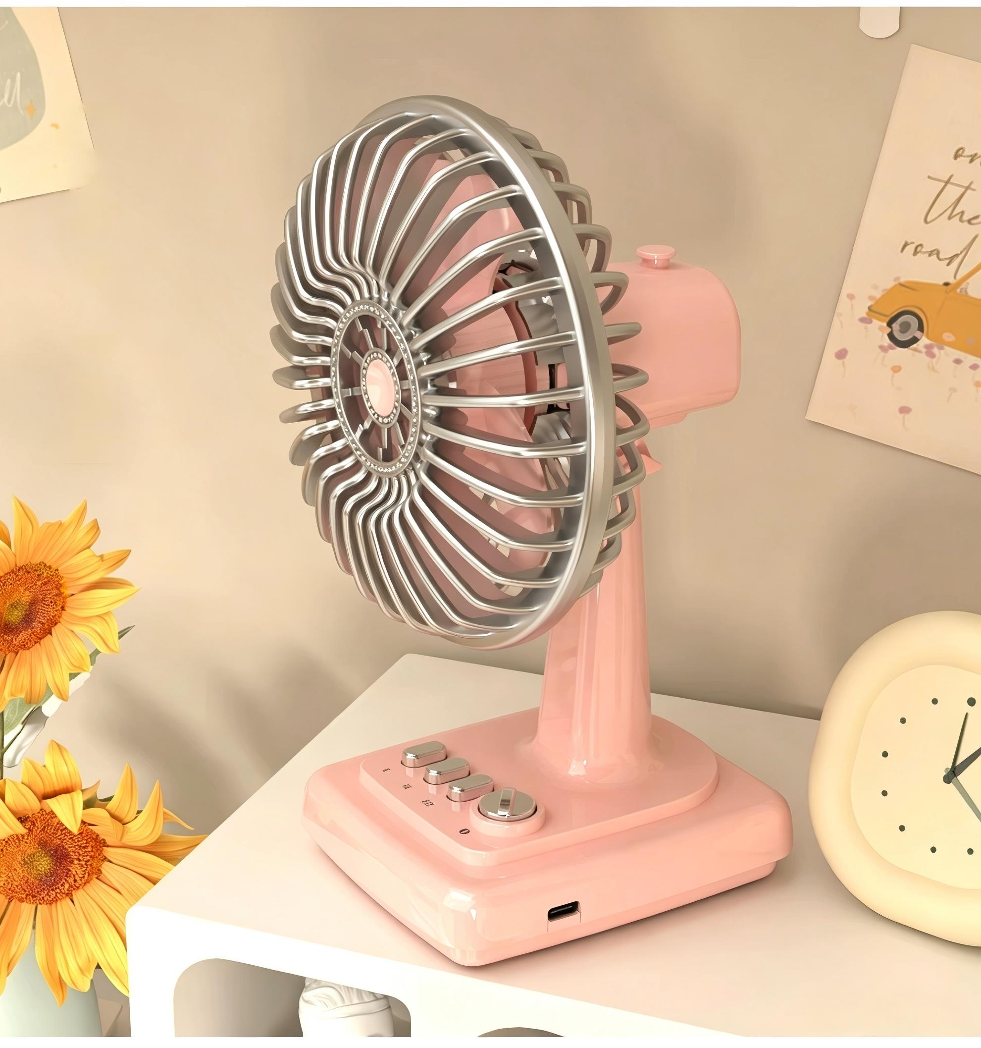 Retro Alaşımlı Masaüstü Fanı 3 - Usb Desk Fan incelemesi ve fiyatı