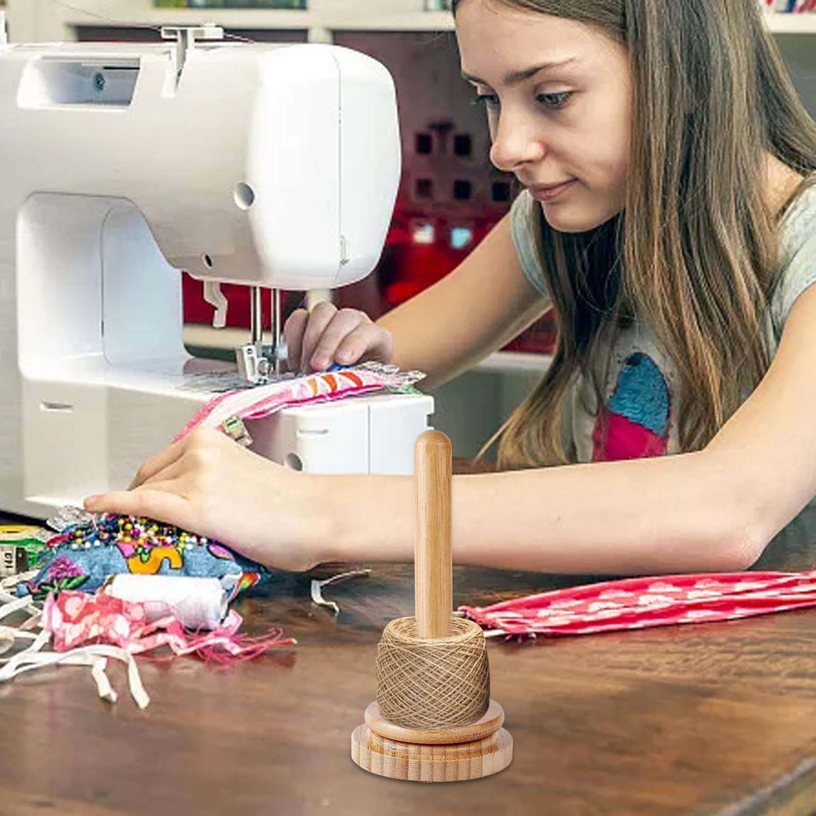 Döner Ahşap Makara Rafı Yün Dü - Desktop Organizer Bamboo incelemesi ve fiyatı