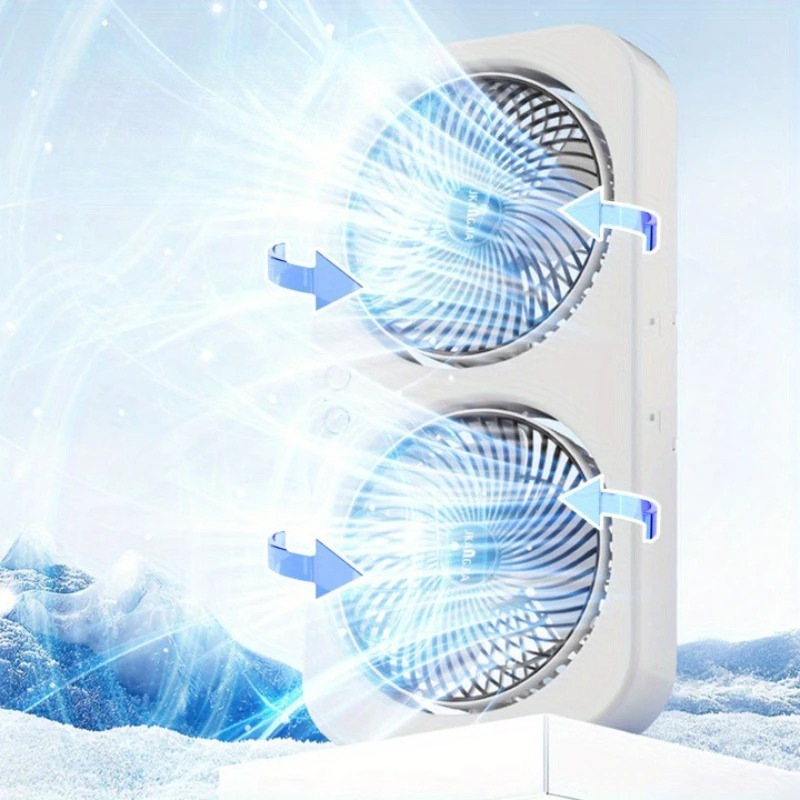 Çift Kafalı Masa Fanı USB Şarj - Usb Desk Fan incelemesi ve fiyatı