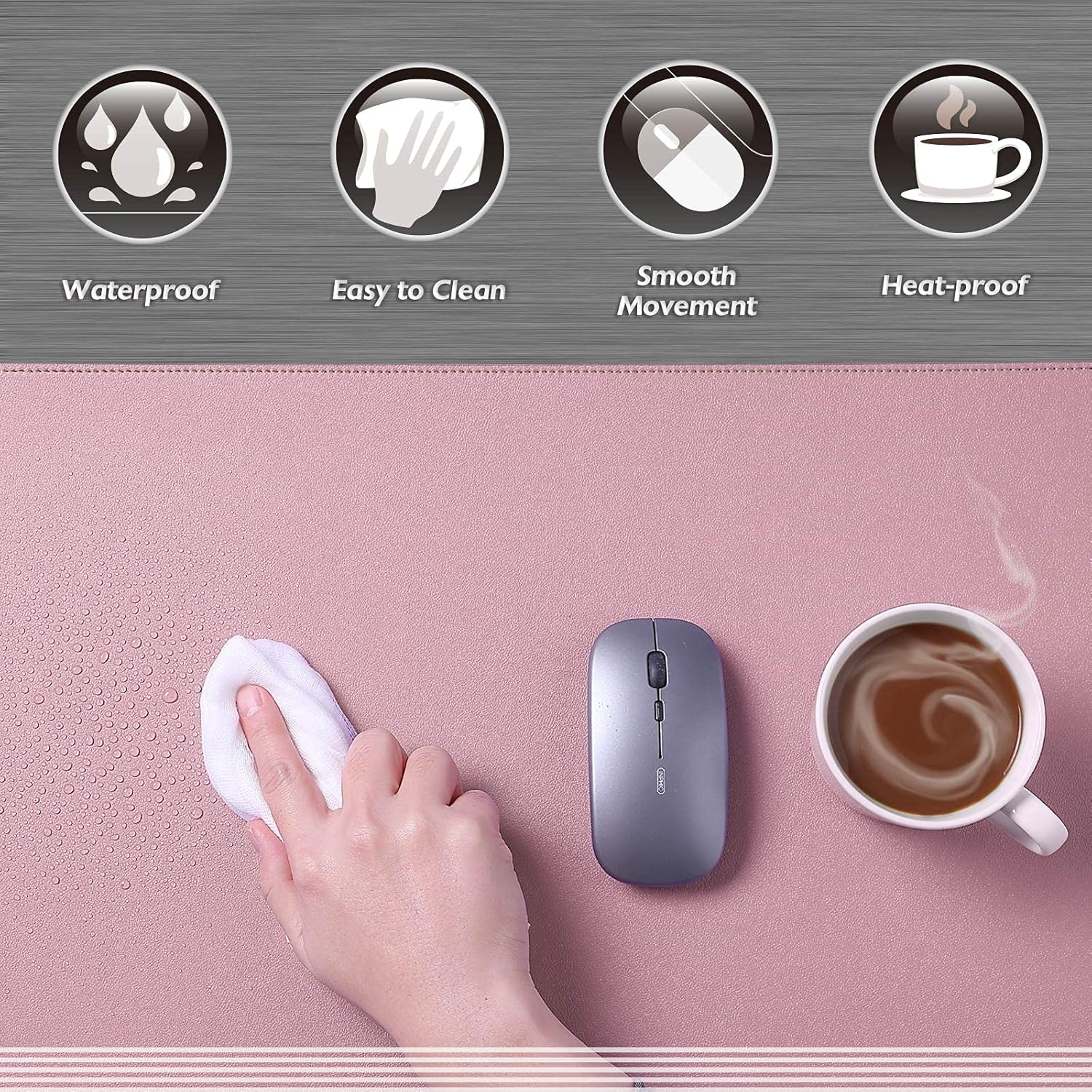 Masa Örtüsü, Çift Taraflı Ofis - Desk Mat Leather incelemesi ve fiyatı