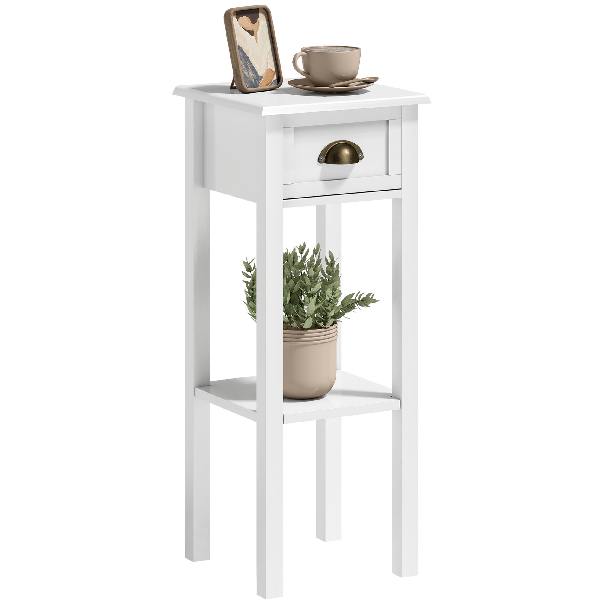 Homcom Dar Uçlu Sehpa, Çekmece - Desk Drawer Small incelemesi ve fiyatı