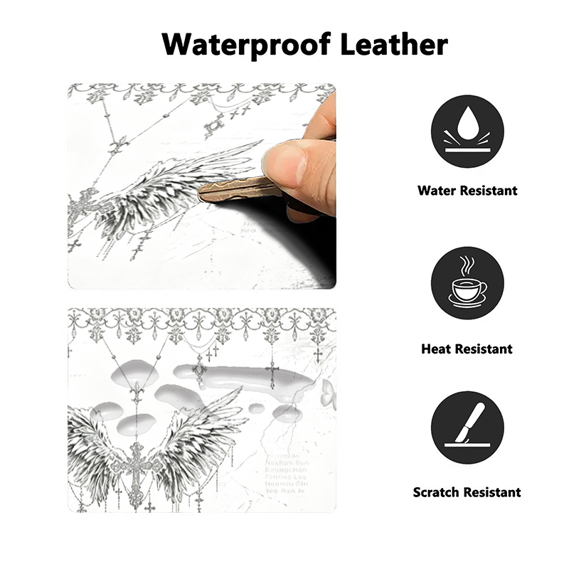 Deri Mousepad Siyah Beyaz Anim - Desk Mat Leather incelemesi ve fiyatı