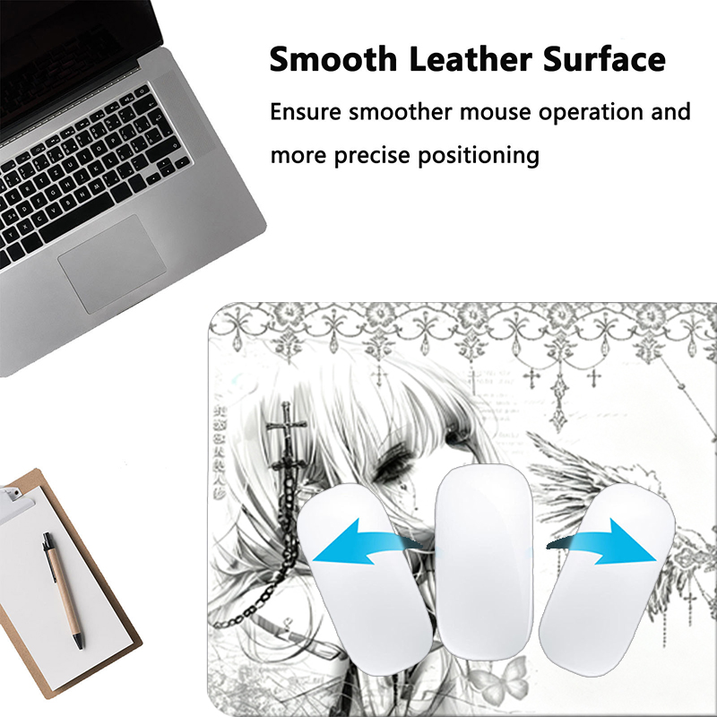 Deri Mousepad Siyah Beyaz Anim - Desk Mat Leather incelemesi ve fiyatı