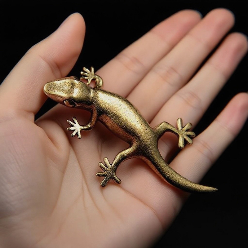 El yapımı Bronz Retro Gecko Ke - Home Or Office Use incelemesi ve fiyatı